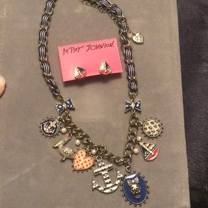 Betsey Johnson sailor jewelry set